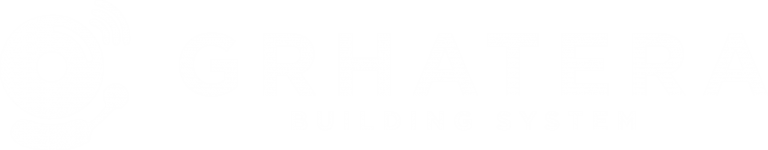 logo grhatera building white